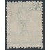 AUSTRALIA - 1920 1/- blue-green Kangaroo, die IIB, 3rd watermark, used – ACSC # 33A