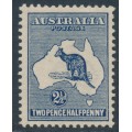 AUSTRALIA - 1913 2½d indigo Kangaroo, 1st watermark, MH – ACSC # 9A