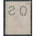 AUSTRALIA - 1916 2/- deep brown Kangaroo, 3rd watermark, perf. OS, used – ACSC # 37Dba