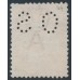 AUSTRALIA - 1913 4d orange Kangaroo, 1st watermark, perf. small OS, used – ACSC # 15Abb