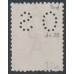 AUSTRALIA - 1921 6d blue Kangaroo, die IIB, 3rd watermark, perf. OS, used – ACSC # 20Cb
