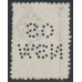 AUSTRALIA - 1913 2½d indigo Kangaroo, 1st watermark, perf. OS NSW, used – ACSC # 9Bbb