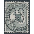 AUSTRALIA - 1913 2d deep grey Kangaroo, perf. large OS, used – ACSC # 5Bbb