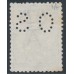 AUSTRALIA - 1913 2d grey Kangaroo, perf. small OS, used – ACSC # 5Abc