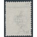 AUSTRALIA - 1913 1/- blue-green Kangaroo, 1st watermark, used – ACSC # 30C