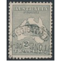 AUSTRALIA - 1915 2d pale grey Kangaroo, die I, 3rd watermark, used – ACSC # 7B