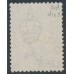 AUSTRALIA - 1915 6d blue Kangaroo, die II, 3rd watermark, used – ACSC # 19B