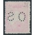 AUSTRALIA - 1917 10/- grey/pink Kangaroo, 3rd watermark, perf. OS, used – ACSC # 48Ewa
