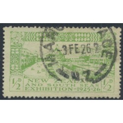 NEW ZEALAND - 1925 ½d yellow-green/green Dunedin Exhibition, used – SG # 463