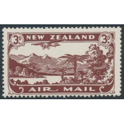 NEW ZEALAND - 1931 3d chocolate Airmail, MNH – SG # 548