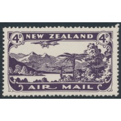 NEW ZEALAND - 1931 4d blackish purple Airmail, MNH – SG # 549