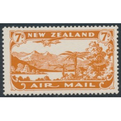 NEW ZEALAND - 1931 7d brown-orange Airmail, mint never hinged – SG # 550