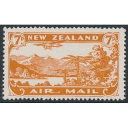 NEW ZEALAND - 1931 7d brown-orange Airmail, mint hinged – SG # 550
