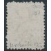 NEW ZEALAND - 1874 1/- green QV (1st Sideface), NZ star watermark, perf. 12½, white paper, used – SG # 157