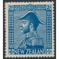 NEW ZEALAND - 1927 2/- light blue King George V (Admiral), mint hinged – SG # 469