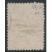 NEW ZEALAND - 1866 1d orange-vermilion QV Chalon, perf. 12½, star watermark, used – SG # 111