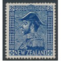 NEW ZEALAND - 1926 2/- deep blue King George V (Admiral), MH – SG # 466w