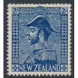 NEW ZEALAND - 1926 2/- deep blue King George V (Admiral), MH – SG # 466w