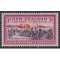 NEW ZEALAND - 1940 3d purple/carmine Centennial, o/p OFFICIAL, MNH – SG # O146