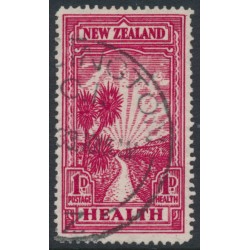 NEW ZEALAND - 1933 1d+1d carmine Health Stamp, used – SG # 553
