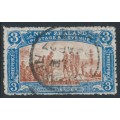 NEW ZEALAND - 1906 3d brown/blue NZ Exhibition, used – SG # 372