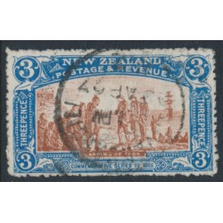 NEW ZEALAND - 1906 3d brown/blue NZ Exhibition, used – SG # 372