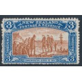 NEW ZEALAND - 1906 3d brown/blue NZ Exhibition, MH – SG # 372