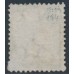 NEW ZEALAND - 1878 1/- green QV (1st Sideface), NZ star watermark, perf. 12:11½, used – SG # 184