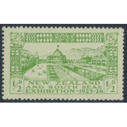 NEW ZEALAND - 1925 ½d yellow-green/green Dunedin Exhibition, MH – SG # 463
