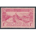 NEW ZEALAND - 1925 1d carmine on rose Dunedin Exhibition, MH – SG # 464