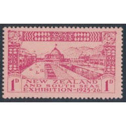 NEW ZEALAND - 1925 1d carmine on rose Dunedin Exhibition, MH – SG # 464