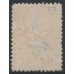 NEW ZEALAND - 1866 1d orange-vermilion QV Chalon, perf. 12½, star watermark, used – SG # 111