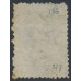 NEW ZEALAND - 1872 6d pale blue QV Chalon, perf. 12½, star watermark, used – SG # 136