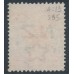NEW ZEALAND - 1908 1/- orange-red Birds, perf. 14:15, single watermark, used – SG # 385