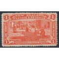 NEW ZEALAND - 1906 1d vermilion NZ Exhibition, MH – SG # 371