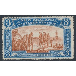 NEW ZEALAND - 1906 3d brown/blue NZ Exhibition, MH – SG # 372