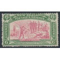 NEW ZEALAND - 1906 6d pink/olive-green NZ Exhibition, MH – SG # 373