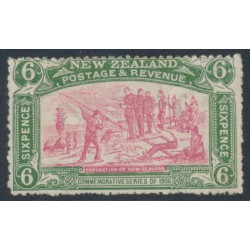 NEW ZEALAND - 1906 6d pink/olive-green NZ Exhibition, MH – SG # 373