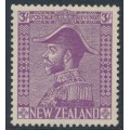 NEW ZEALAND - 1926 3/- mauve King George V (Admiral), MH – SG # 467