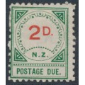 NEW ZEALAND - 1899 2d vermilion/green Postage Due, MH – SG # D11