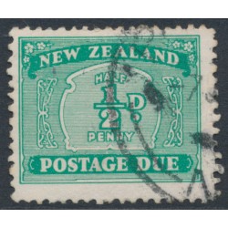 NEW ZEALAND - 1939 ½d turquoise-green Postage Due, single watermark, used – SG # D41