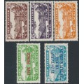 NEW ZEALAND - 1931-1934 Airmail set of 3 plus overprints, MH – SG # 548-551+554