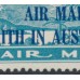 NEW ZEALAND - 1934 7d blue Airmail, o/p ‘Faith in Australia’, 'break in I of IN', MH – SG # 554