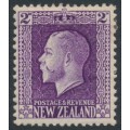 NEW ZEALAND - 1915 2d bright violet KGV definitive, perf. 14:13½, MH – SG # 417