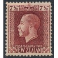 NEW ZEALAND - 1915 7½d red-brown KGV definitive, perf. 14:13½, MH – SG # 426