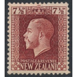 NEW ZEALAND - 1915 7½d red-brown KGV definitive, perf. 14:13½, MH – SG # 426