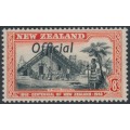 NEW ZEALAND - 1940 8d black/red Centennial, o/p OFFICIAL, MNH – SG # O149