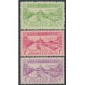 NEW ZEALAND - 1925 Dunedin Exhibition set of 3, MH – SG # 463-465