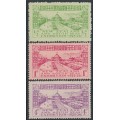 NEW ZEALAND - 1925 Dunedin Exhibition set of 3, MH – SG # 463-465