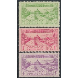 NEW ZEALAND - 1925 Dunedin Exhibition set of 3, MH – SG # 463-465